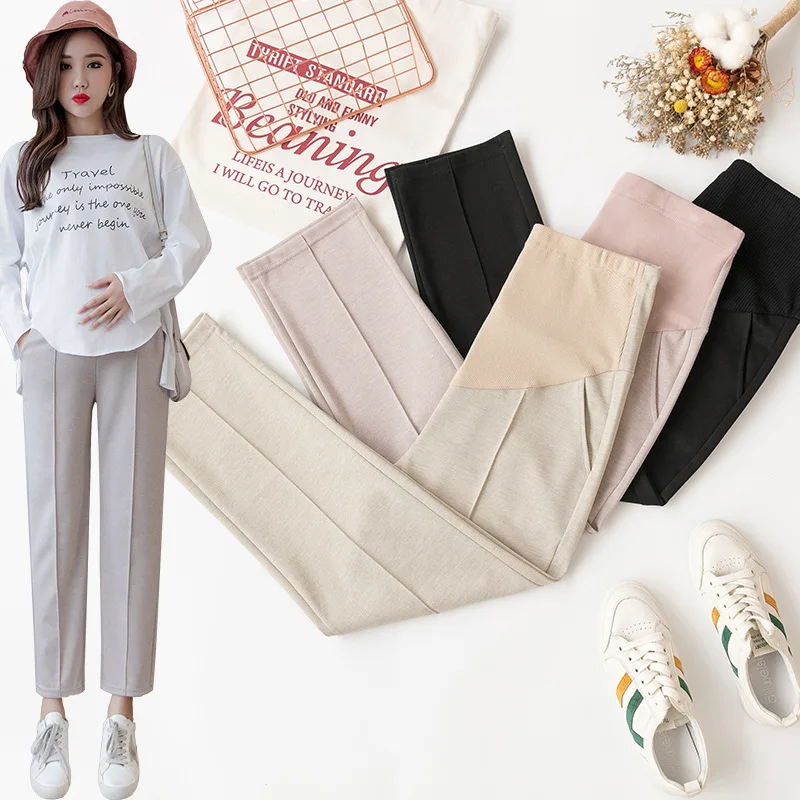 

New style Maternity Clothes Solid Color Trousers For Pregnant Women Pants