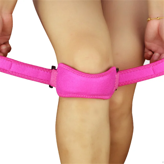 

Adjustable soft Patella knee Strap band Running protection patella support guard for Fitness Basketball, 3 colors