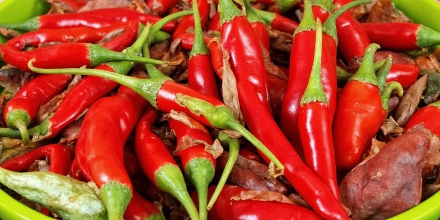 Toasting spices in a pan before grinding