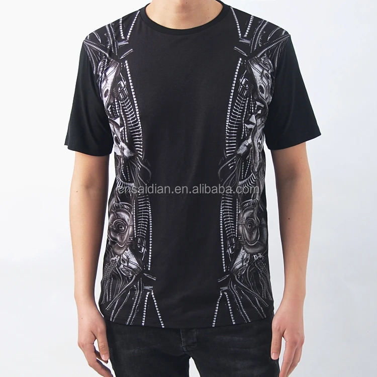

New printing Design custom 50 cotton 50 polyester t shirts for men, Customized color