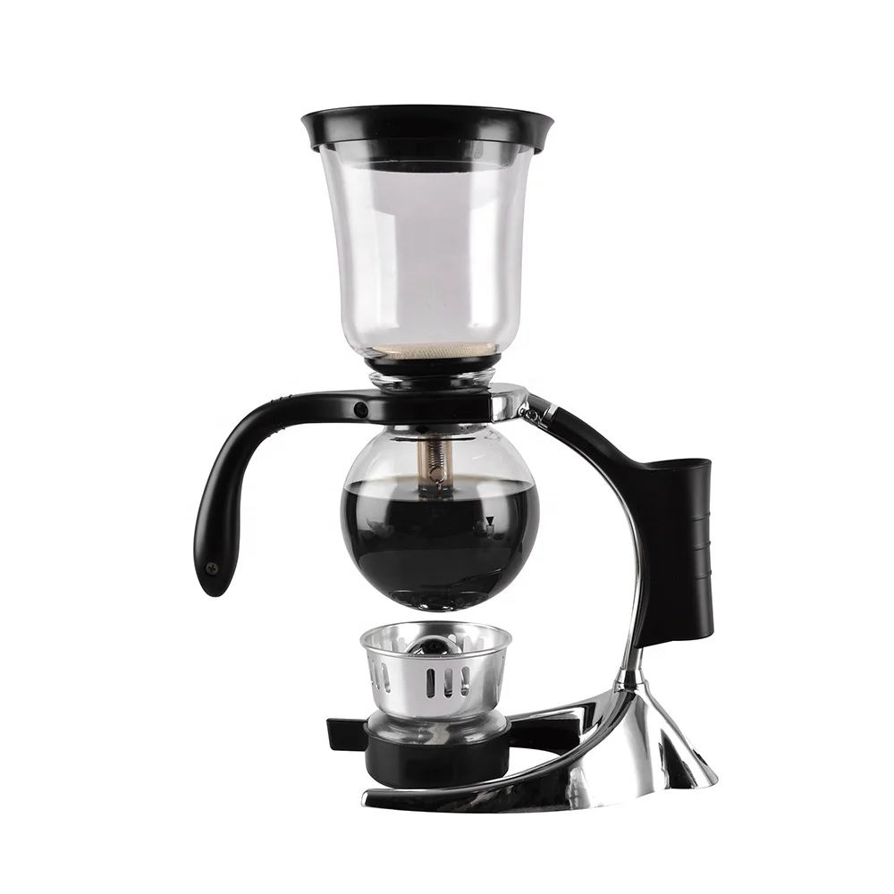 

CAFEMASY New Arrival Espresso Coffee Siphon Tools Heat-Resistant Syphon Coffee Maker 3 Cups Coffee Syphon