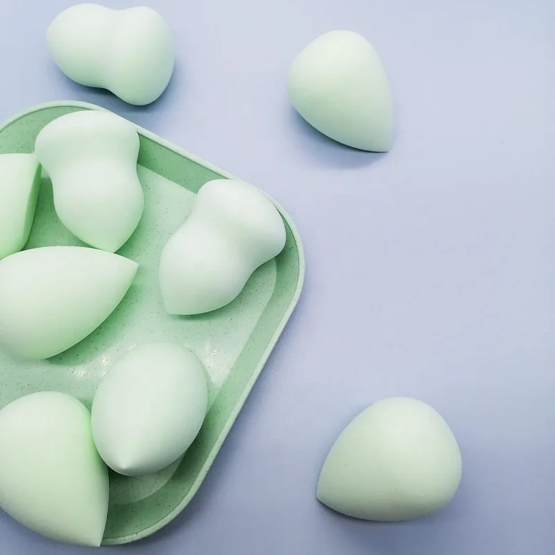 

Chinese Style Small Latex Free Beauty Black White Mini Marble Makeup Sponge, Multiple colors