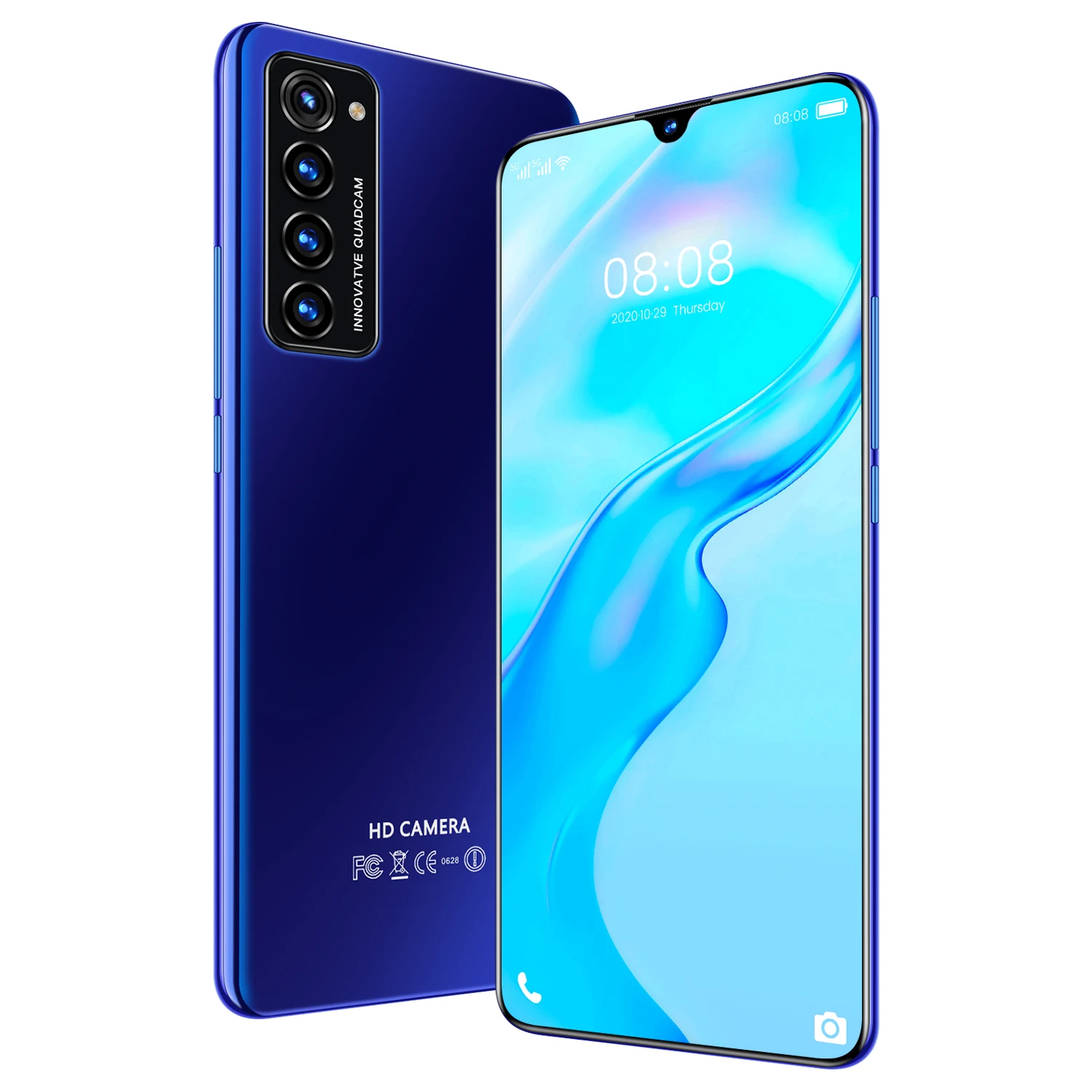 

GPS Rimo8 Face Unlock Android 10.0 Dual Card G-sensor Flash Lamp 5G Wifi New Best Mobile Phones 2021, 3 colors