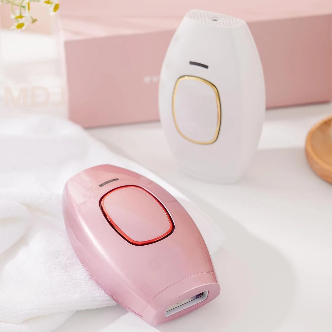 

Dropshipping Hair Remover Handset Epilator Painless Laser IPL Hair Removal Device Hair Removal Laser For Home Use, Black white pink