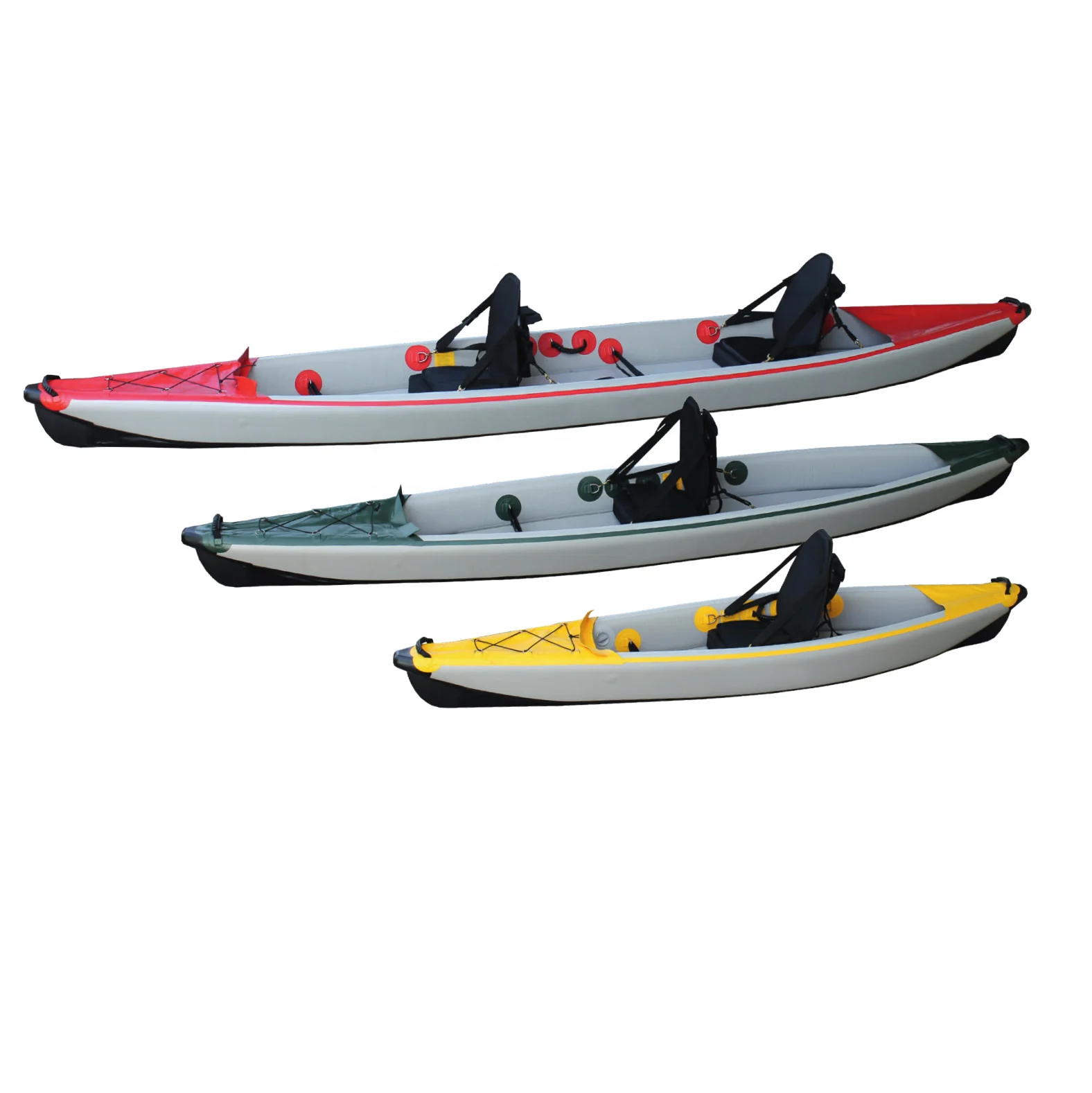 

2021 Factory Wholesale inflatable Kayak Boat Drop Stitch Folding Kayak Cheap Inflatable Kayak 2 Person