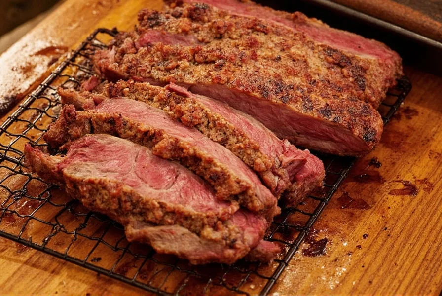 Brisket Roasting Pan Setup