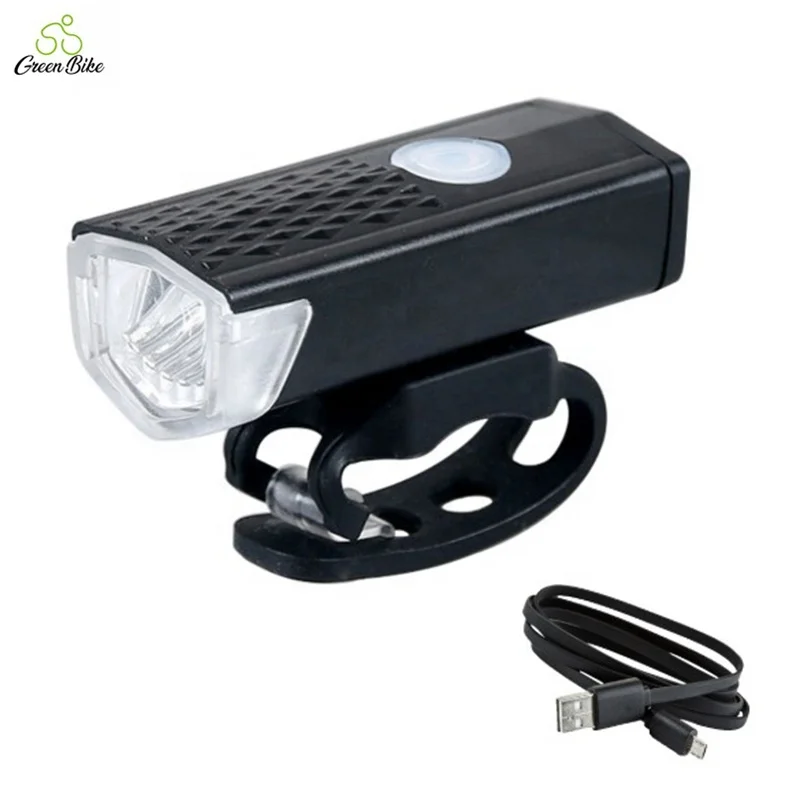 

Small USB Charging Night Riding Super Bright Headlight, Black/ white