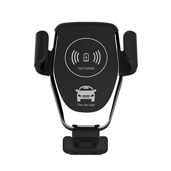

UUTEK Q12 2021 New Hot Selling 10w Fast Charging 10w wireless car charger mobile phone holder for iphone, Black&white