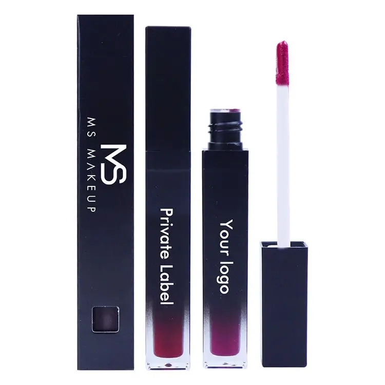 

Makeup Low Moq Creat Own Logo Print Lipstick Liquid Non-stick Long Lasting Lip Stick Smooth Matte Lipstick Liquid, 11 colors