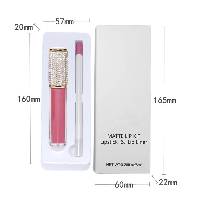 

Private Lable Design Silk Moisturizing Makeup velvet lipstick set