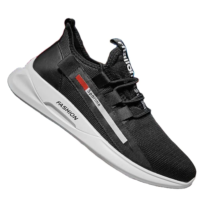 

Autumn new men's soles breathable fly-woven casual sports shoes, Picture color