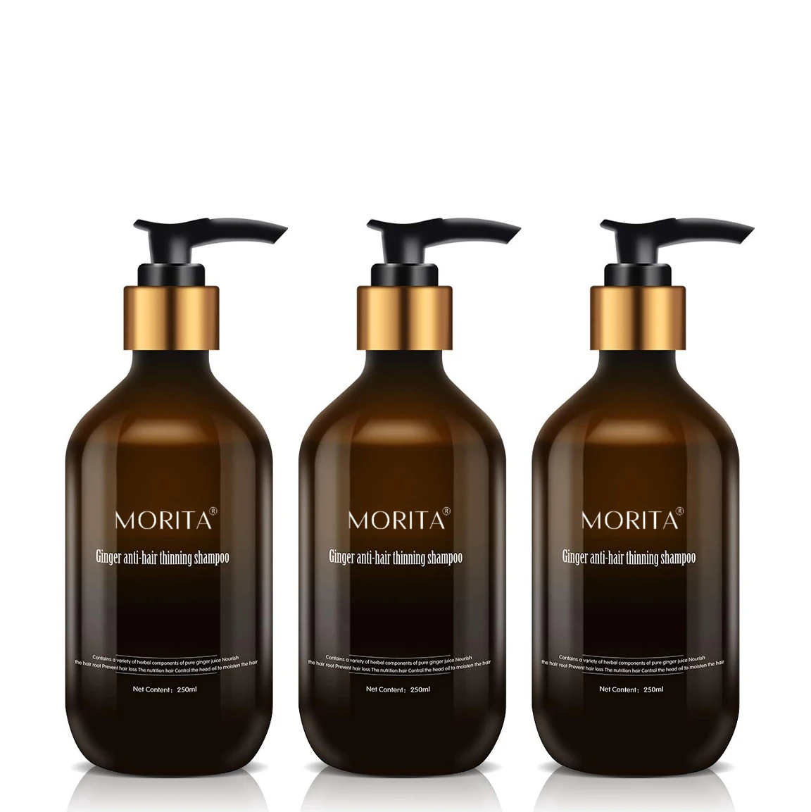 

Processing Customization Natural Formula 100% Pure Ginger Anti-Hair Shampoo Private Label Natural Organic Argan Oil Shampoo
