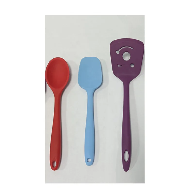 

2021 new China factory manufacture  silicone spoon spatula, Customized color