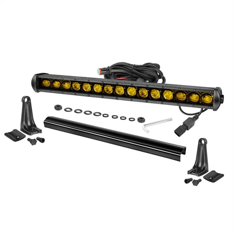 

Combo Beam 75W Car Front 20 Inch OffRoading Slim Amber Led Light Bar