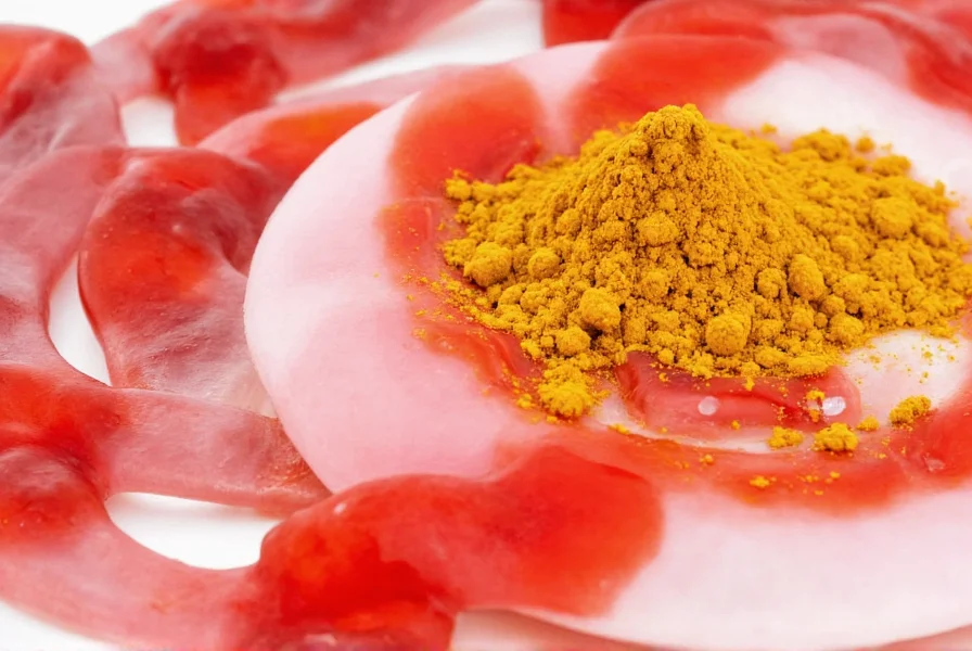 Turmeric root and powder showing natural blood-thinning properties