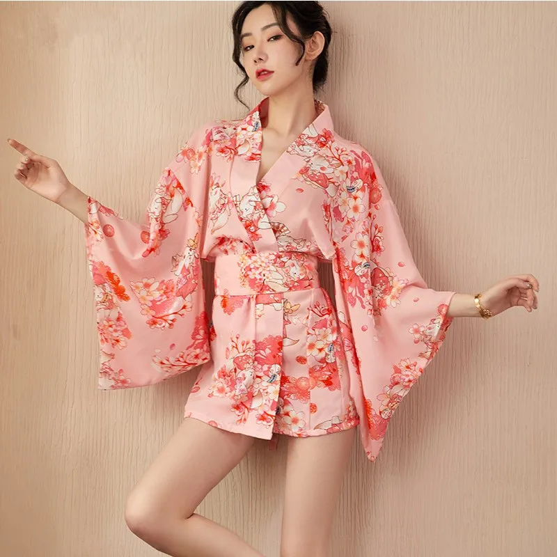 

Kimono perspective hollow japanese mature women sexy lingeries sexy kimono lingerie