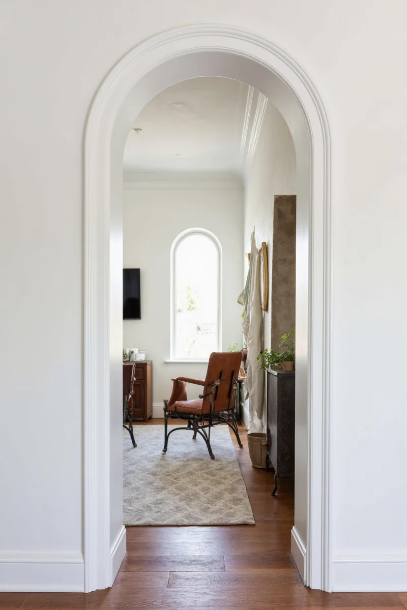 Recommended tools and materials for building an arched doorway