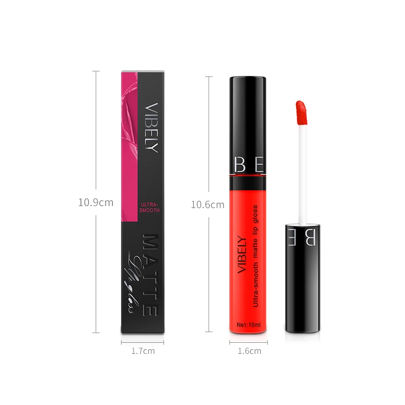 

2021 Popular Lip makeup kiss proof matte Easy Coloring waterproof longlasting wear lipstick, 29 colors