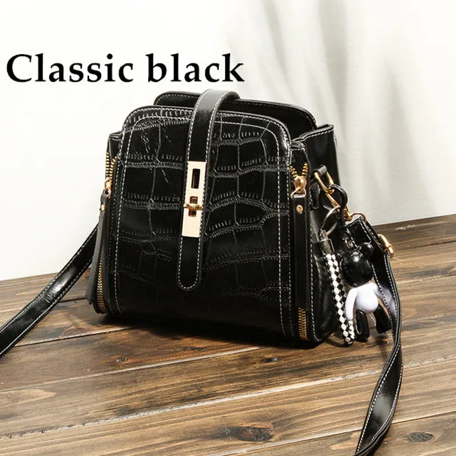 Bags 2020 New Fashion Tide Brand Crossbody Bucket Bags Old Pattern Shoulder Bags Niche Women Handbags