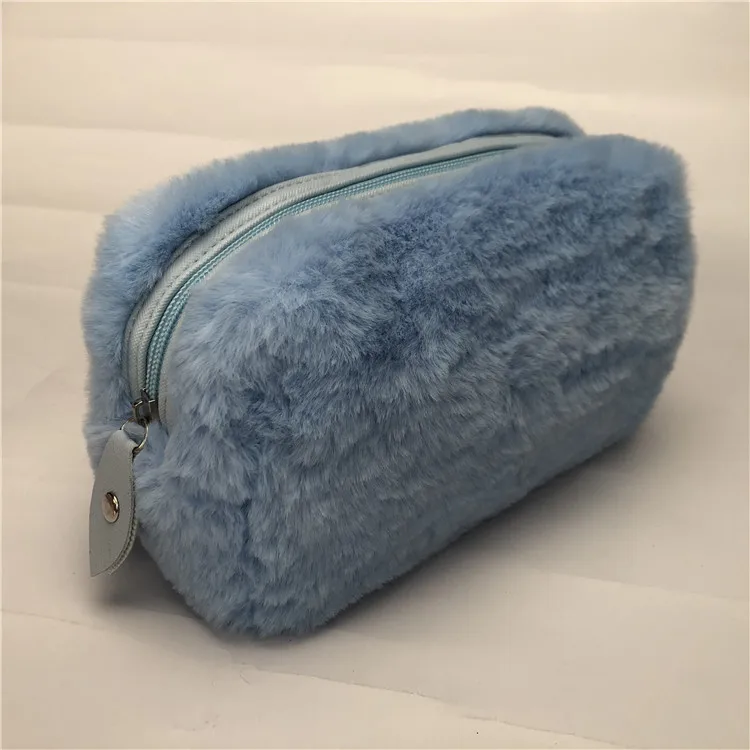 Iconic Furry buddy small cosmetic pouch bag - fallindesign