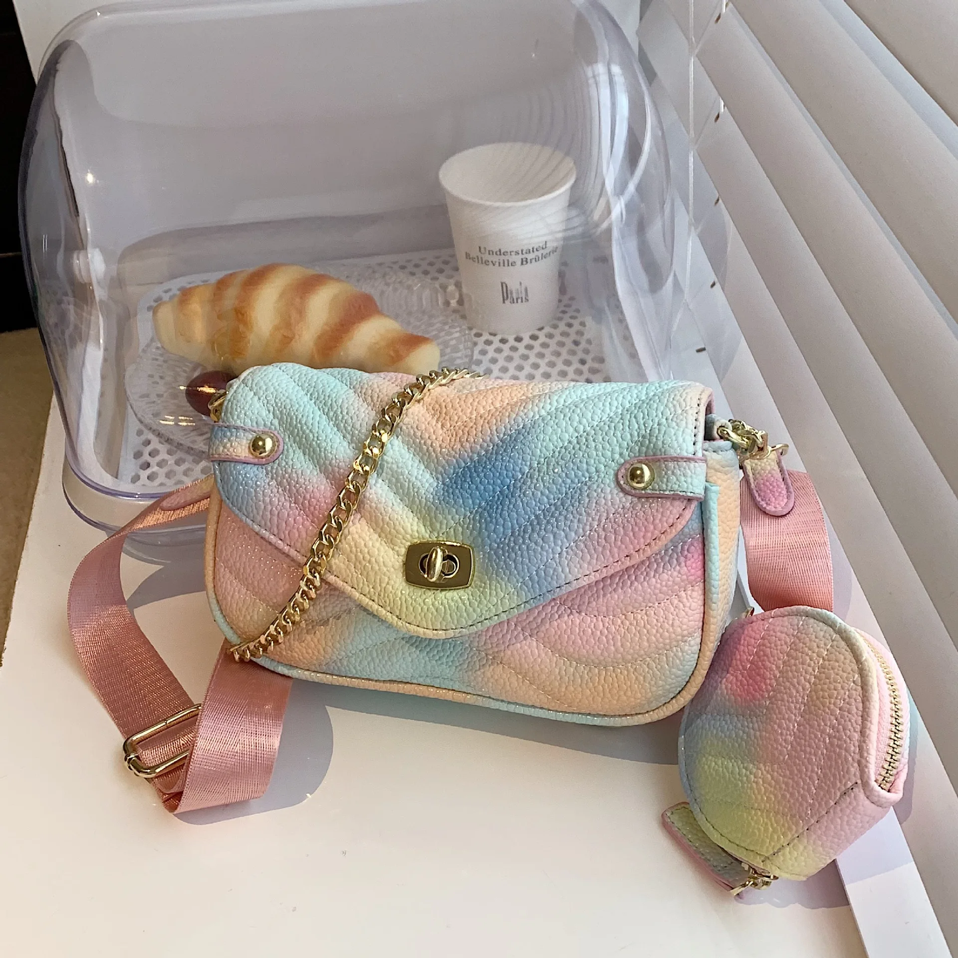 

2022 new lingge embroidery line small square bag for lady simple europe and america women's shoulder bags with coin purses, White,khaki,green,black,colorful