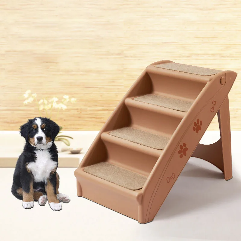 

Wholesale dog stairs steps for cars folding foldable ramp pet camping stairs, Picture