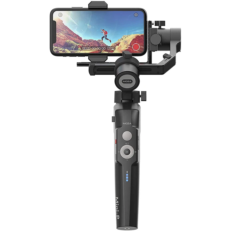 

Moza Mini P 3-Axis Handheld Gimbals Stabilizer for Mirrorless Action Cameras Smartphones Maxload 900g for iPhone 11 Pro Max SE