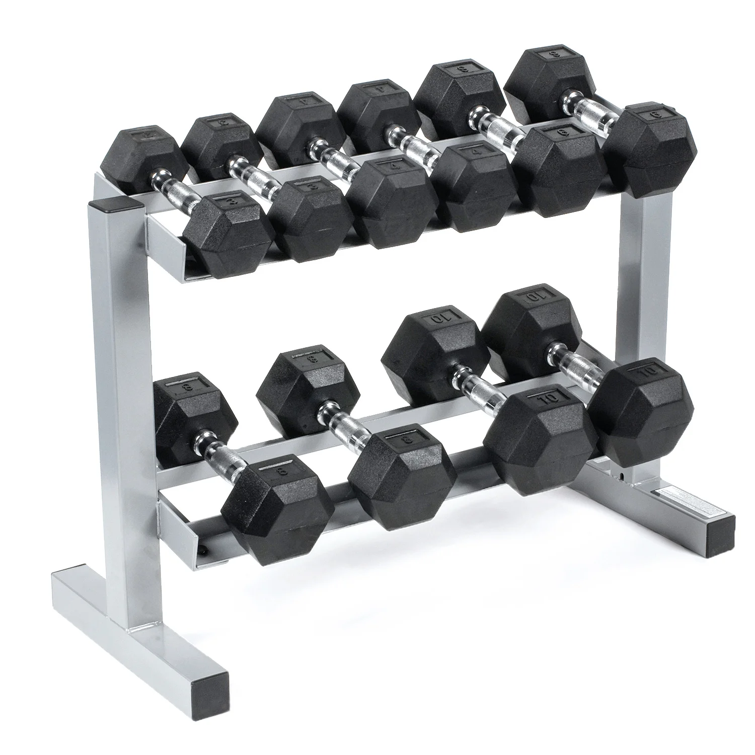 

Cast Iron Fixed Rubber Weight Lifting Black Unisex Coated Gym Exercises Hex Hexagon Dumbbell