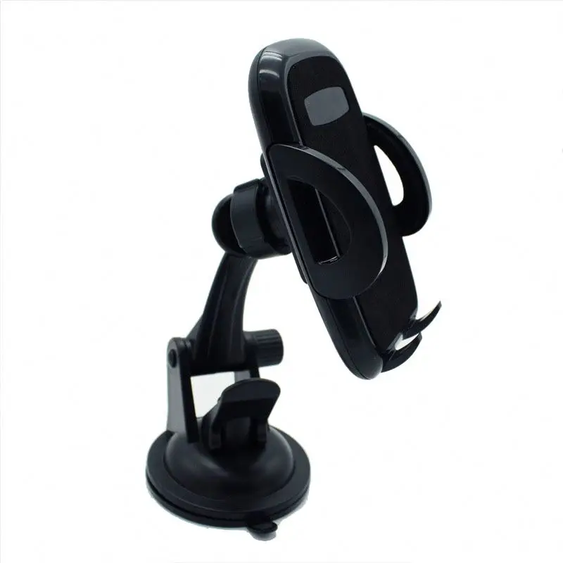 

Suction cup car phone mount holder REKsg vehicle mount mobile phone holder, Black