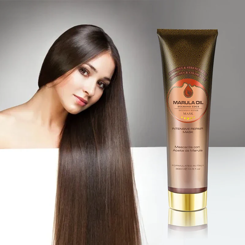 

High Quality Marula Oil Silky Hair Mask For Damaged Hair Reconstructs and Rebuilds Hair Treatment 300ml