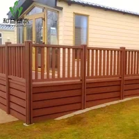 

Outdoor garden wood plastic composite easily installed wpc fence panels