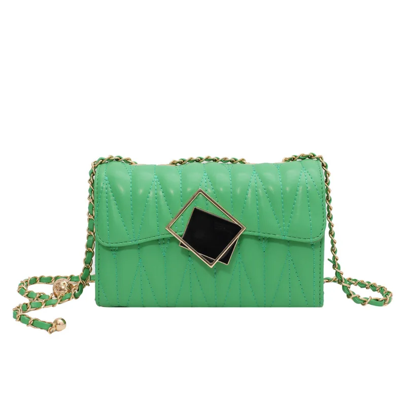 

Thread Stitching Tassel PU Leather Ladies Purse Cross Chain Shoulder High Quality Trendy Women Mini Handle Bags
