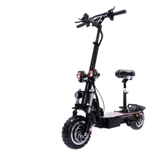 

Hot Selling New Design 13inch Off Road Portable Folding E Scooter Powerful 11inch On Road Electric Scooter 5600w For Adults