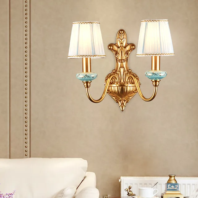 

Wall lamp smart lamp modern brass chandelier hotel decorative lighting living room crystal lights