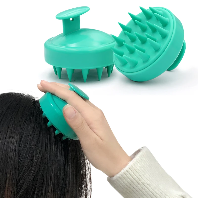 

Shampoo Brush Scalp Massager Manual Hair Brush Manual Silicone Hair Scalp Massager