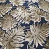 Perfect design jacquard woven upholstery polyester floral flower chenille sofa fabric for Hong kong