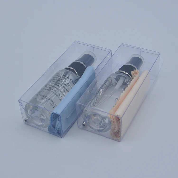

Custom transparent bottle label glasses Lens screen Spray Cleaner