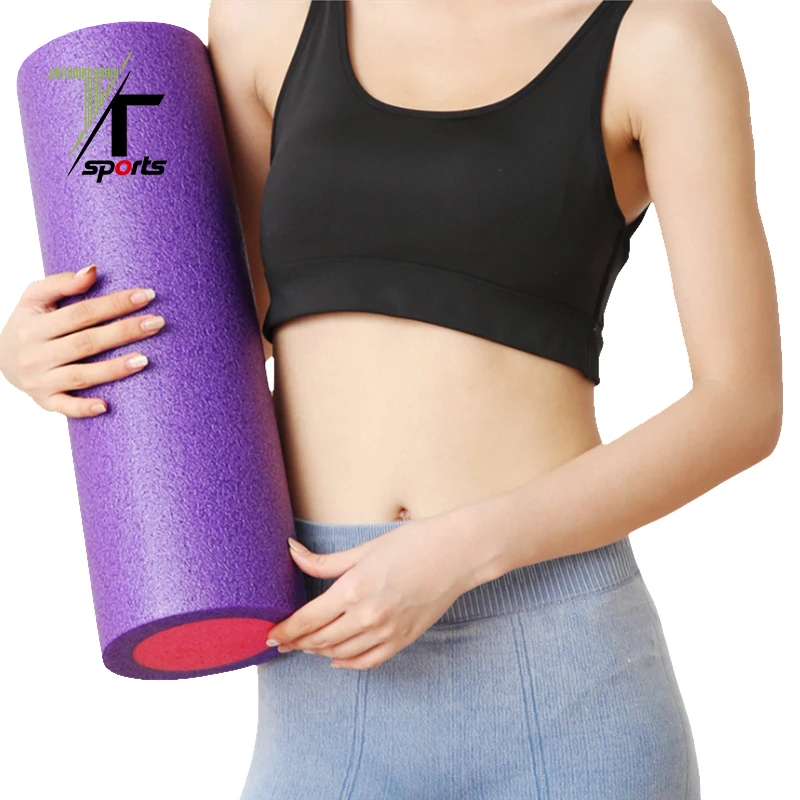 

TTSPORTS Pilates Roller Classic Exercise Foam Roller set 2 in 1, Customized color