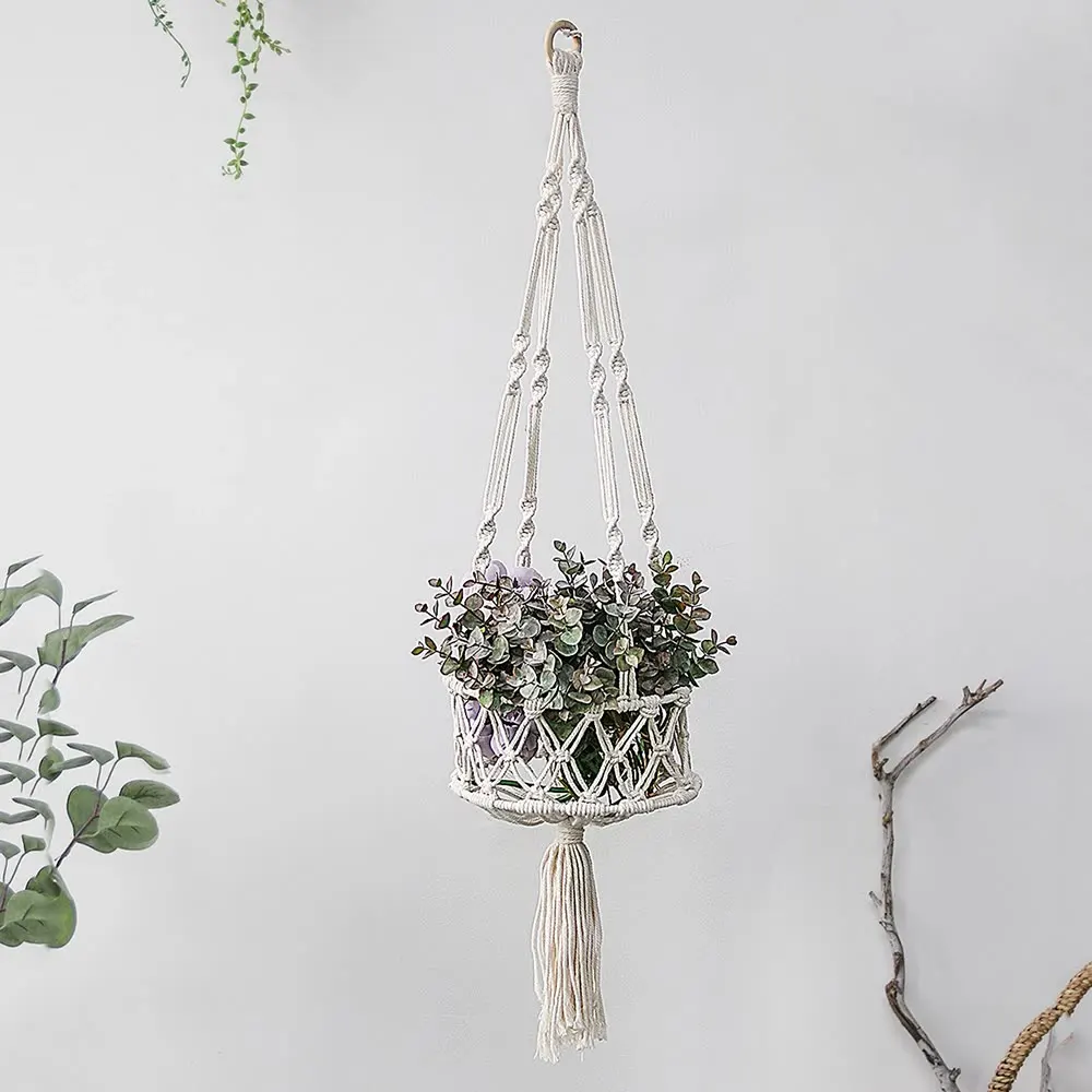 

Boho Handmade Tapestry Wall Hanging Macrame Woven Plant Hanger Cat Pet And Dog Sleep Hammock Swing Bed Basket Shelf Crafts