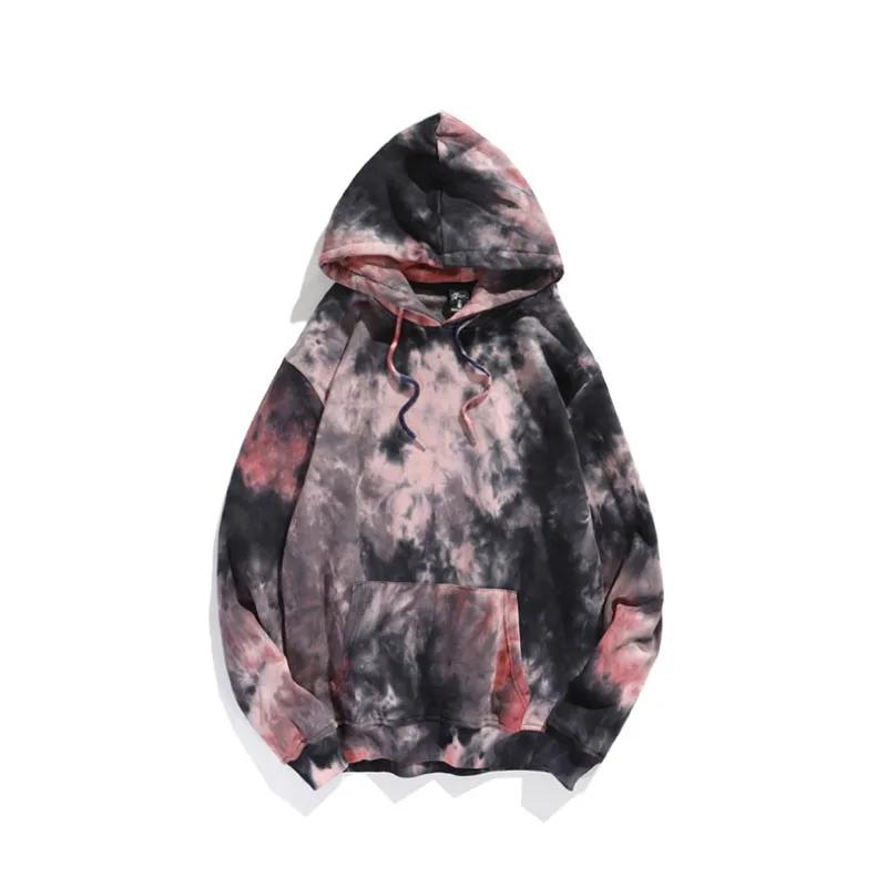 

Men's couple autumn clothing trendy tie dye sweatshirt loose pullover luxury hoodies unisex
