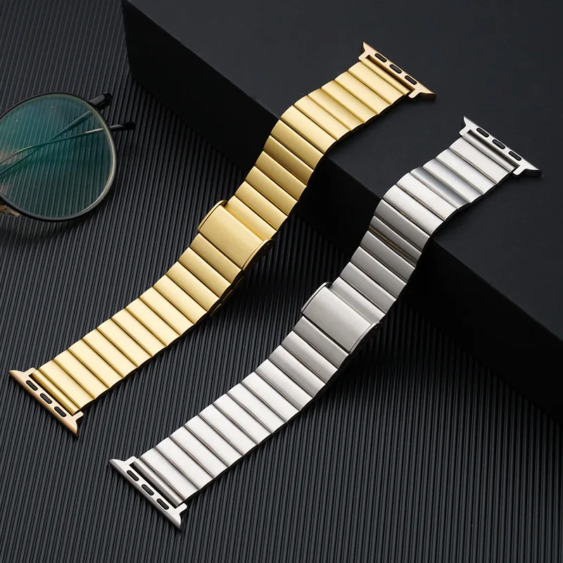 

Coolyep Stainless steel 304 Metal Watch Strap Replacement Watch Band For Apple I Watch Series 8 7 6 5 4 SE Ultra