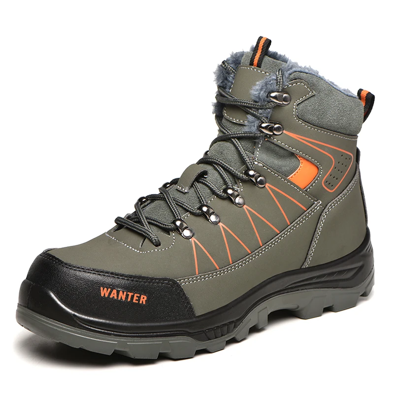 

High quality Upper leather safety shoes industrial safety boots shoes