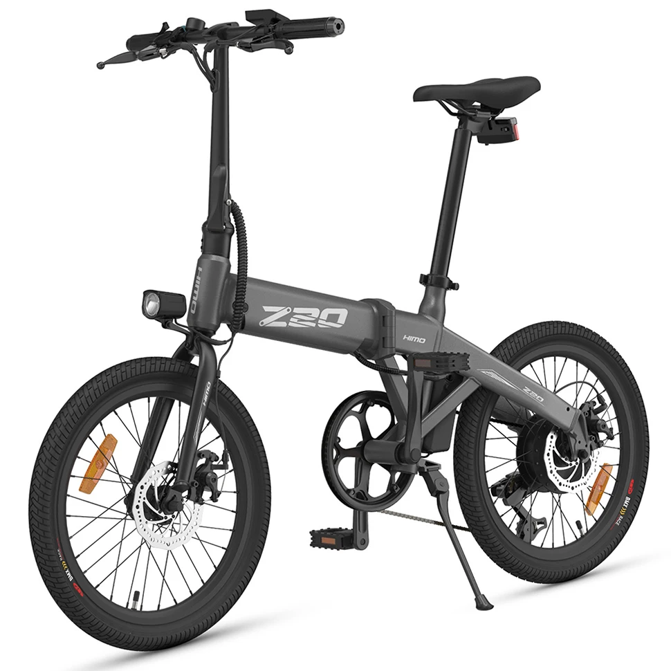 

Eu Warehouse Delivery Bafang 250W 36V 10Ah E Bike 20 Inch Electric Bicycle HIMO Z20 Folding Electric Bicycle, Gray white