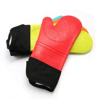 

Custom Heat Resistant Microwave Silicone Kitchen Oven Mitt Finger Protector Gloves