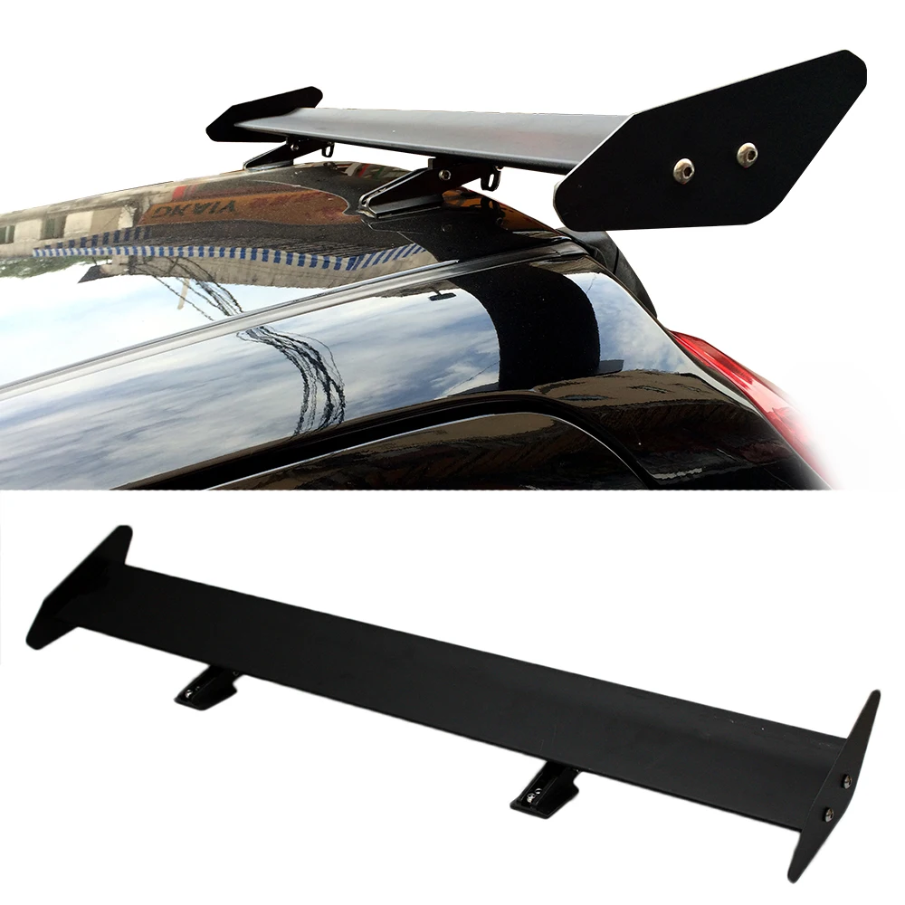 
Car Spoiler Universal Exterior Accessories Aluminum Spoiler Fits for hatchback Car 