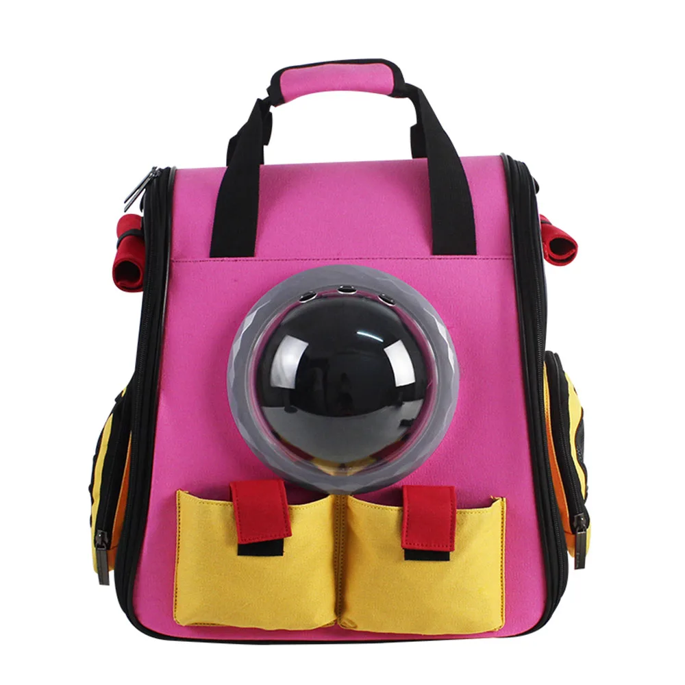 

Hot sale pet carrier dog cat cages space capsule shaped pet bag pet travel carrier backpack, As picture