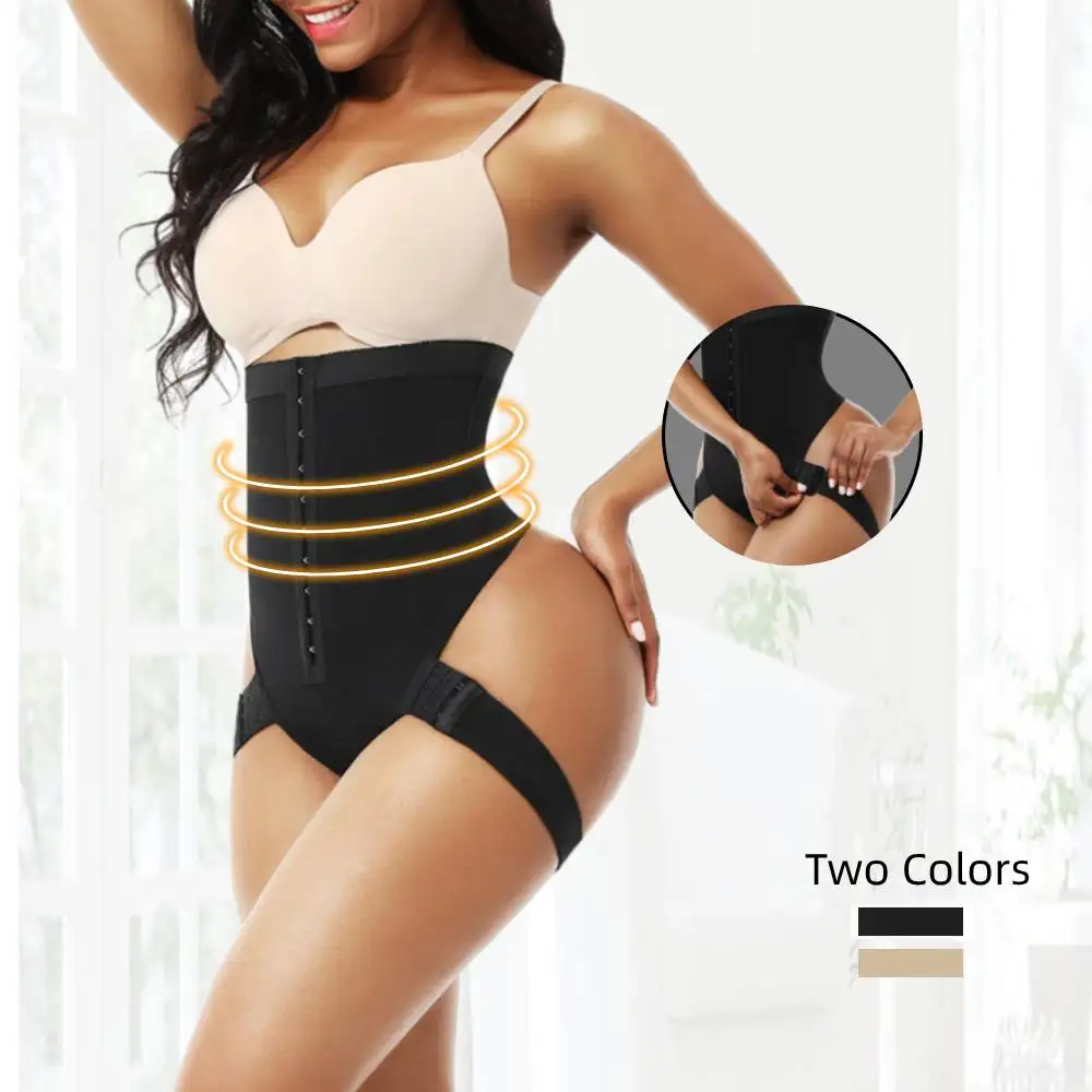 

Wholesale Good Quality Women High Waist Tummy Control Butt Lifter Shaper Thong with 2 Side Straps Shapewear, As shown