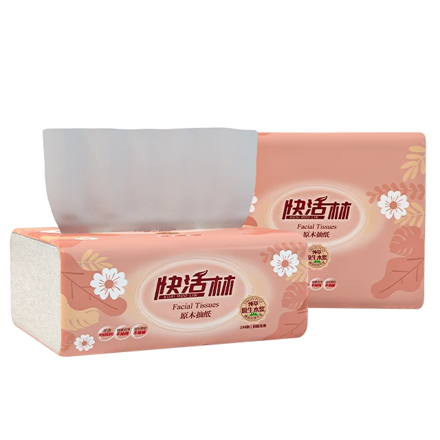 

In Stock Dinner Napkins 4 Ply 70g 50 Bags One Carton Facial Tissue For Sale In China, Wihte
