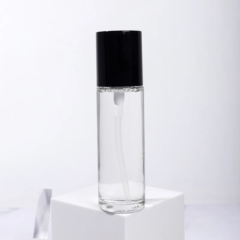 

VV-79r Customize setting spray vegan face makeup long lasting setting spray wholesales with clear glass bottle