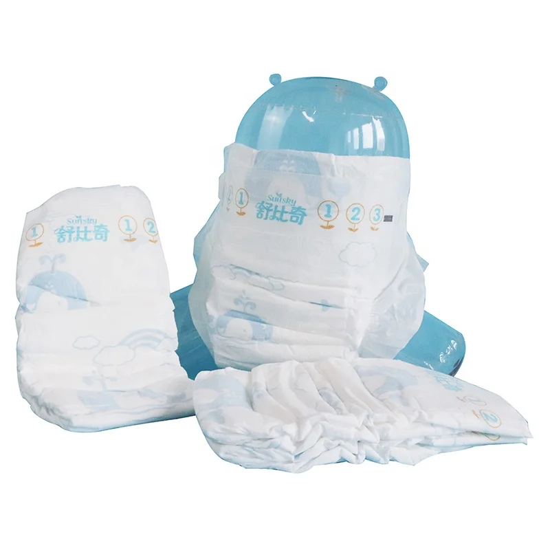 

Wholesale BB Kitty UK Happy Baby Nappies OEM Printed Package Bamboo Manufacture Baby Diapers Cotton